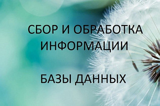 Сбор и обработка информации