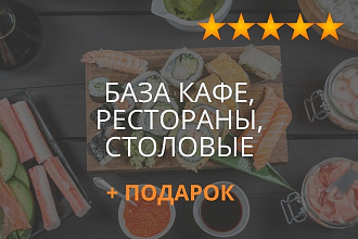База кафе, рестораны столовые Доставка Общепит контакты email телефоны