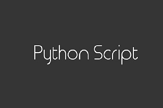 Напишу скрипт на Python