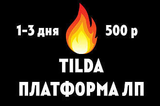 Платформа лп, тильда, tilda