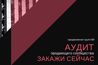 Анализ и аудит групп ВК