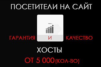 Посетители на сайт - Уникальные посещения хосты русскоязычные
