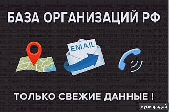 Большая база данных предприятий и организаций
