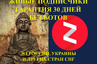 400 живых подписчиков Яндекс Дзен из России и СНГ + бонус