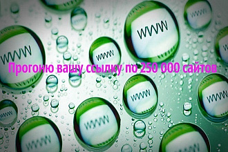 Прогон вашей ссылке через 250 000 сайтов