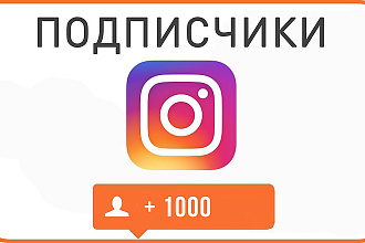 1000 подписчиков Инстаграм