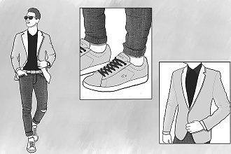 Нарисую fashion иллюстрацию по фото