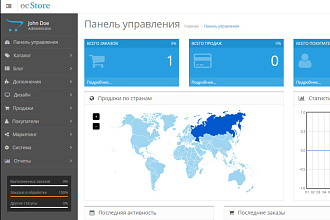 Интернет-магазин под ключ cms Opencart OcStore 2.3. 0.2. 3