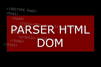 Напишу парсер