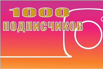 1000 качественных подписчиков недорого