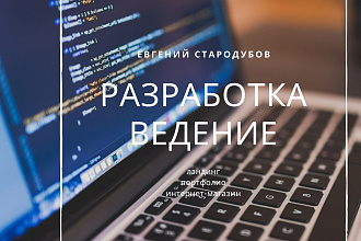 Разработка и ведение Вашего сайта