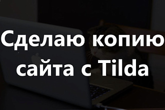 Скопировать сайт с Tilda