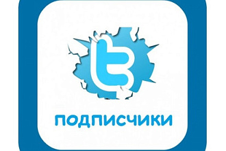 1000 подписчиков из России Твиттер
