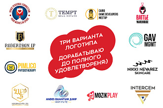 3 варианта Вашего логотипа