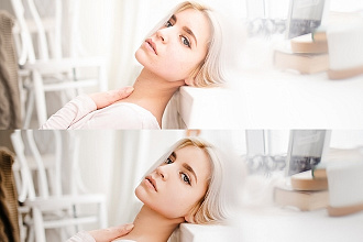 Детальная ретушь фотографий. Цветокоррекция, светокоррекция, ретушь