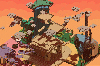 Нарисую персонаж в стиле pixel art для вашей 2d, 3d игры