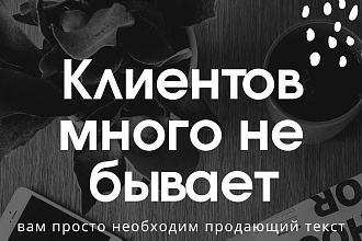 Напишу продающий текст