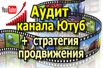 Аудит вашего канала Ютуб Разработка стратегии продвижения