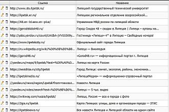 Парсер яндекс выдачи