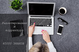 Вычитывание, исправление ошибок и редактирование