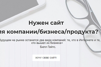 Создание сайта на Wodpress и landing page на Tilda