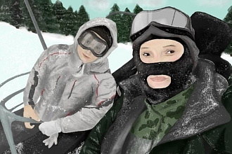Портрет в стиле digital art
