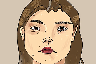 Портрет, цифровая живопись