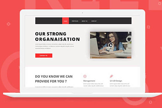 Вёрстка Landing Page