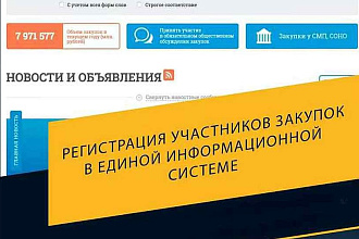 Настрою ваше рабочее место для работы с ЭТП, регистрация на ЕИС