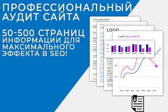 Профессиональный аудит сайта+рекомендации