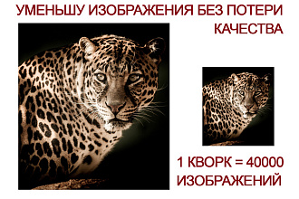 Уменьшу изображения без потери качества