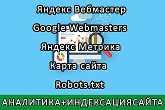 Подключение аналитики и панели вебмастера
