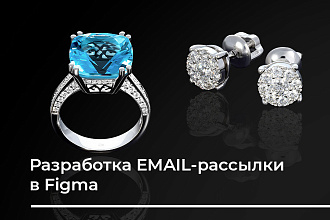 Разработаю дизайн email-рассылки в Figma с исходником