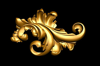 Создам 3D модель резьбы, орнамента