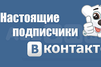 300 подписчиков на паблик Вконтакте, без ботов и программ