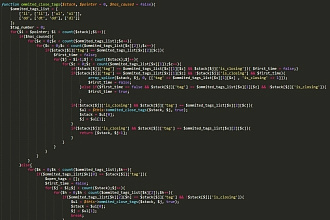 Напишу парсер на php любой сложности
