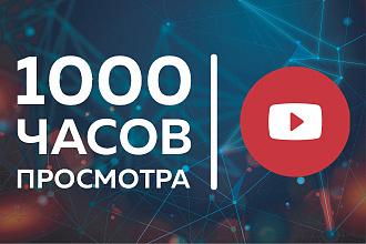 Youtube. 1000 Часов просмотра. БЕЗ списания