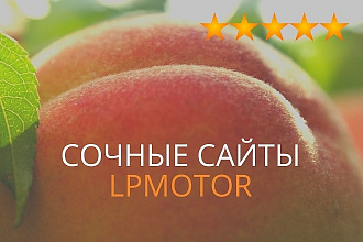 Лендинг, сайт на конструкторе