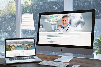 Дизайн страницы сайта, landing page