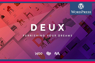 Deux шаблон на Wordpress