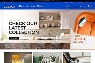 Современный интернет-магазин мебели и фурнитуры на Opencart