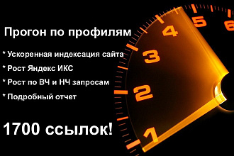 Прогон по профилям