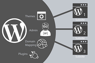 Мультисайт на wordpress. Установка и настройка