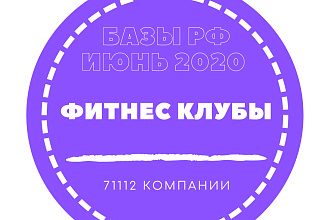 База Фитнес клубов. 71112 организации по всей России