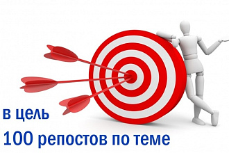 110 репостов Facebook в тематические группы. Без ботов