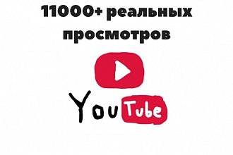 Youtube просмотры 11000, гарантия