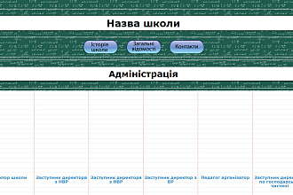 Продам созданный мной образец школьного сайта htmlcss