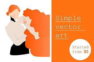 Создам векторные иллюстрации для вашего бизнеса