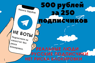 Реальные люди на ваш канал, чат. Без ботов. Без риска