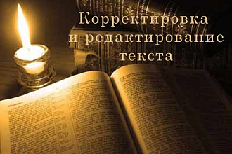 Вычитываю и корректирую любой текст